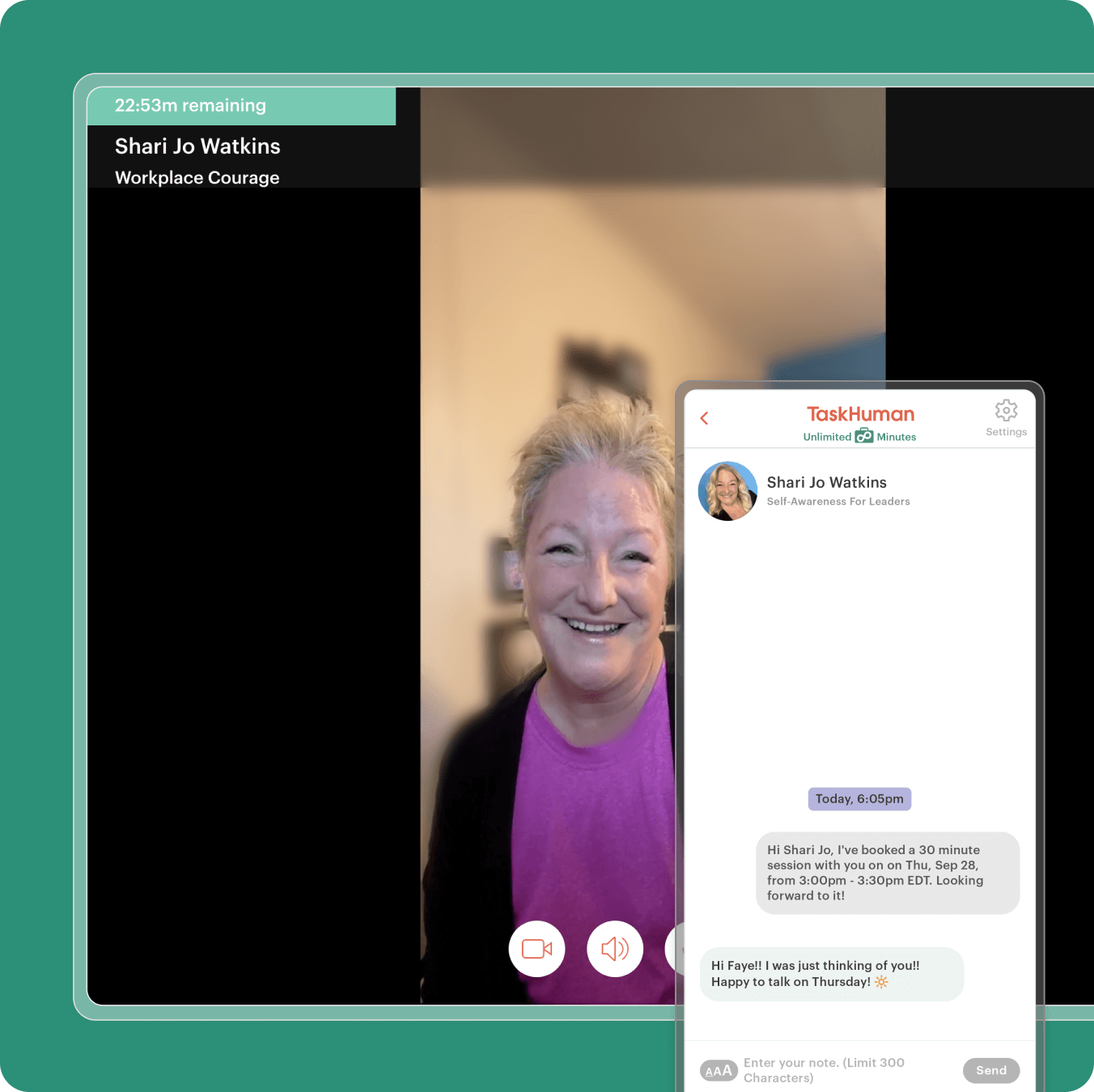 Connecting with a Coach on the TaskHuman Platform