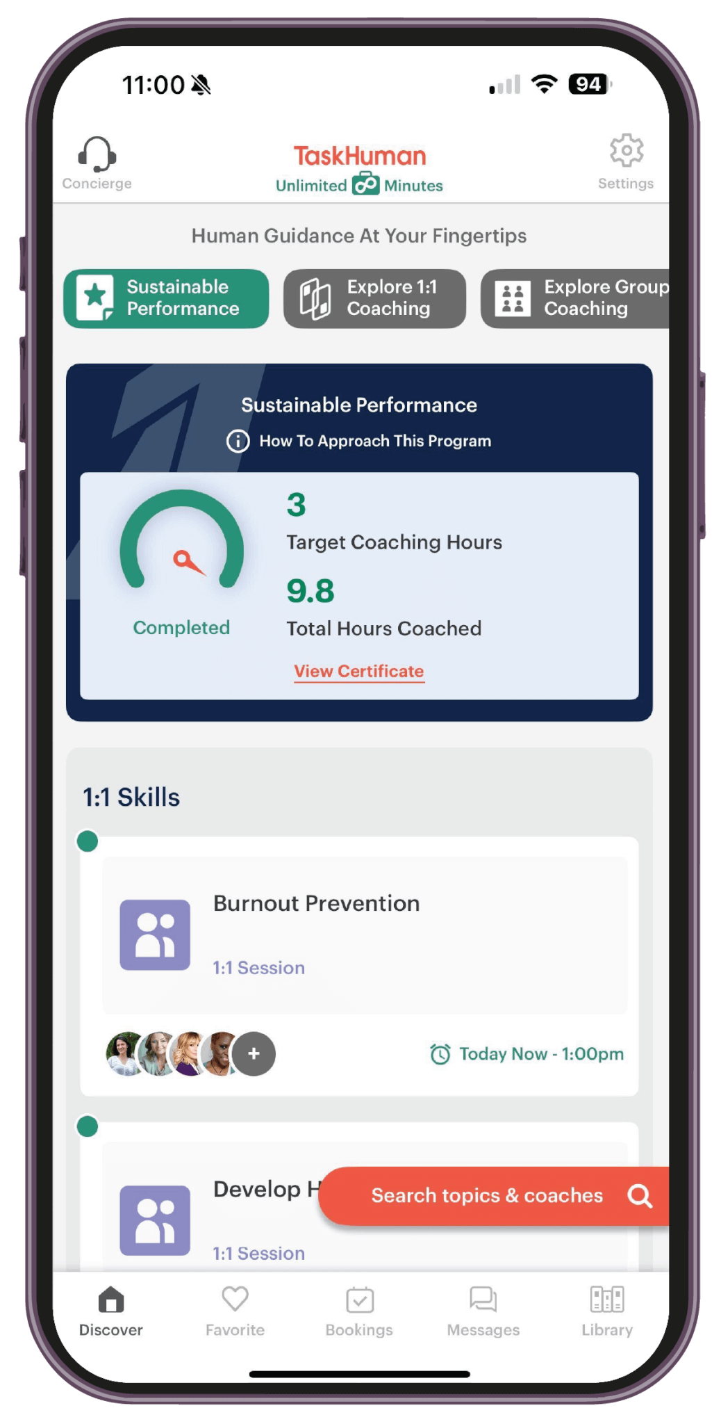 Sustainable Performance