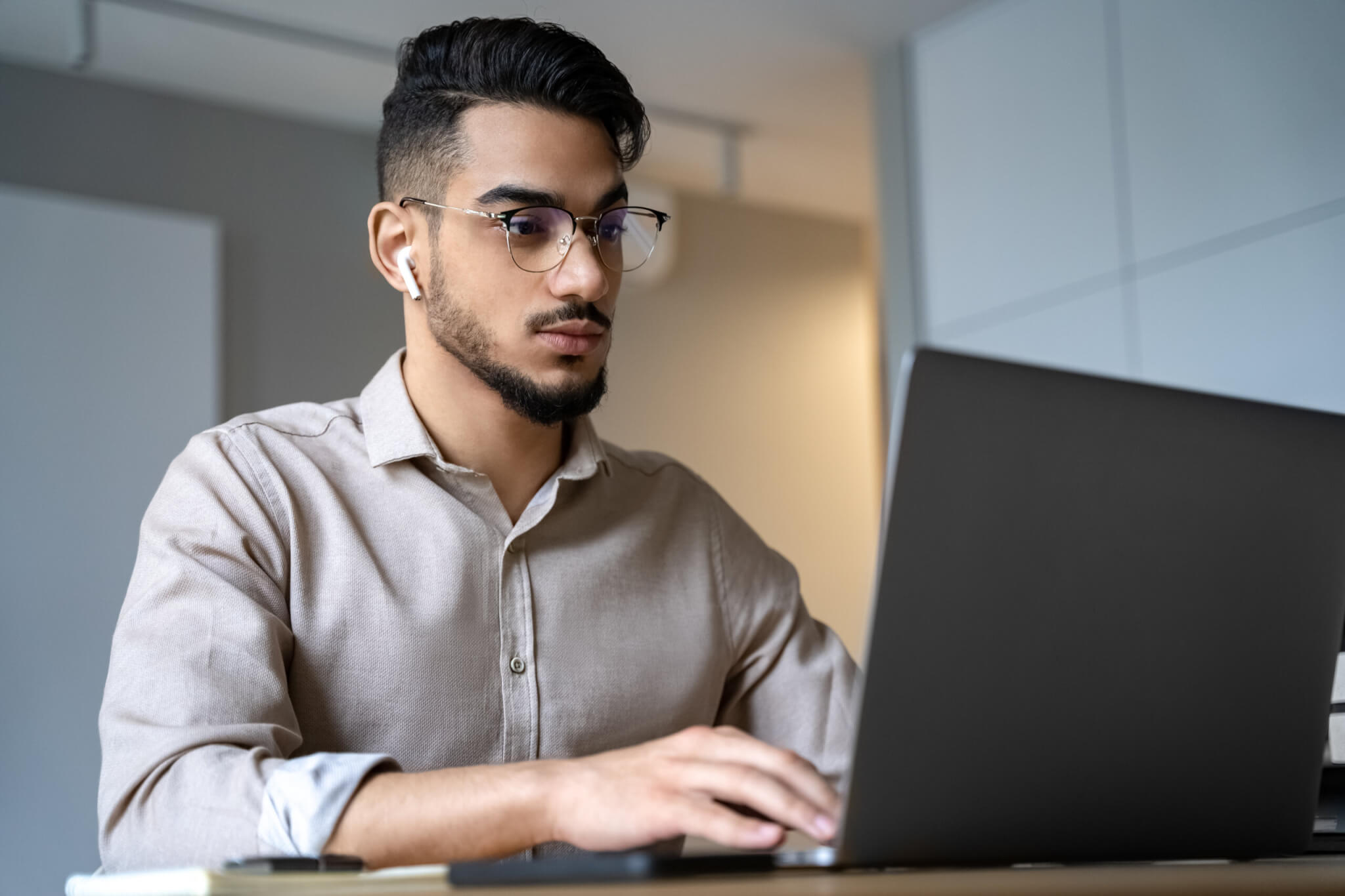 Man At Desk