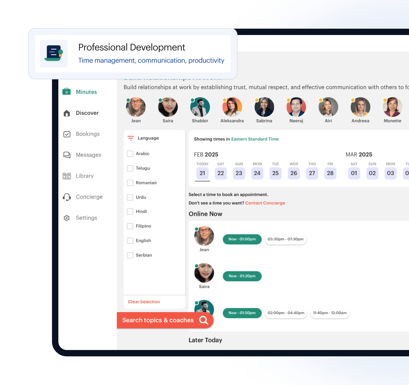 Tab image for Professional Development